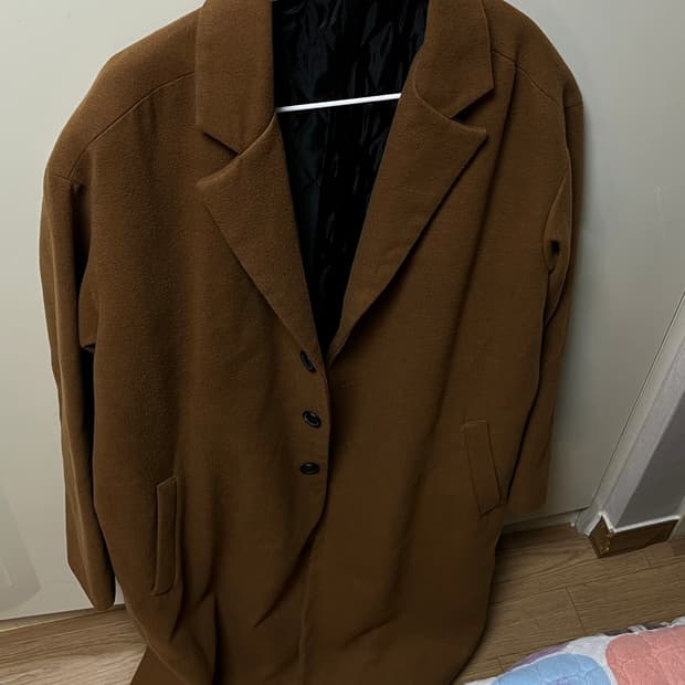 빈티지 롱코트 카멜색 판매합니다