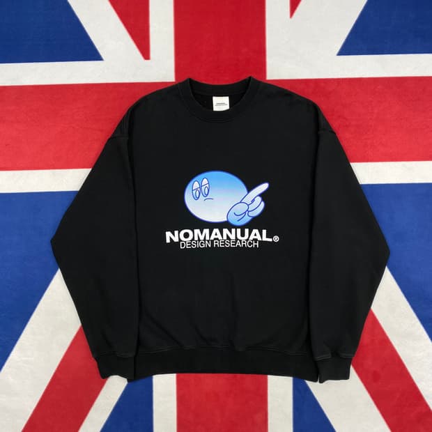 노매뉴얼 맨투맨 L 