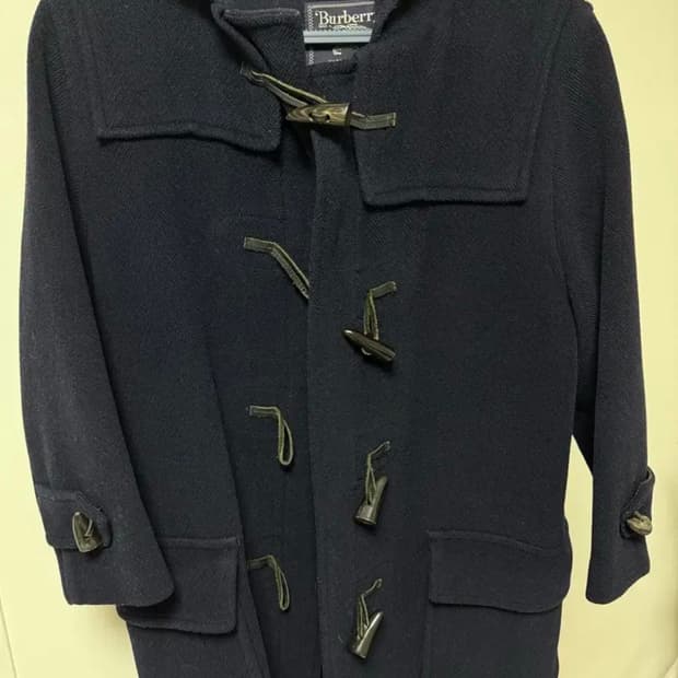 버버리 네이비 코트