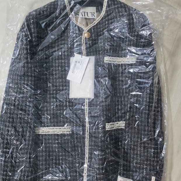 세터 몰턴 트위드 자켓 M