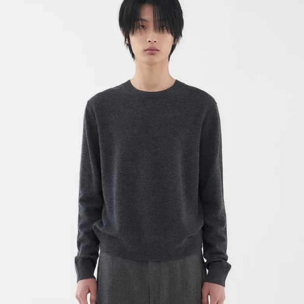 런디 차콜 니트 M