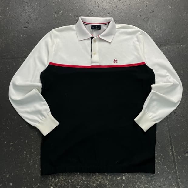 95 먼싱웨어 카라 니트 