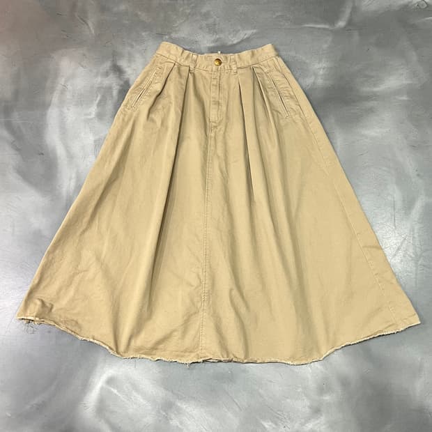  RNA-N 투턱 레이스업 롱스커트 y14905