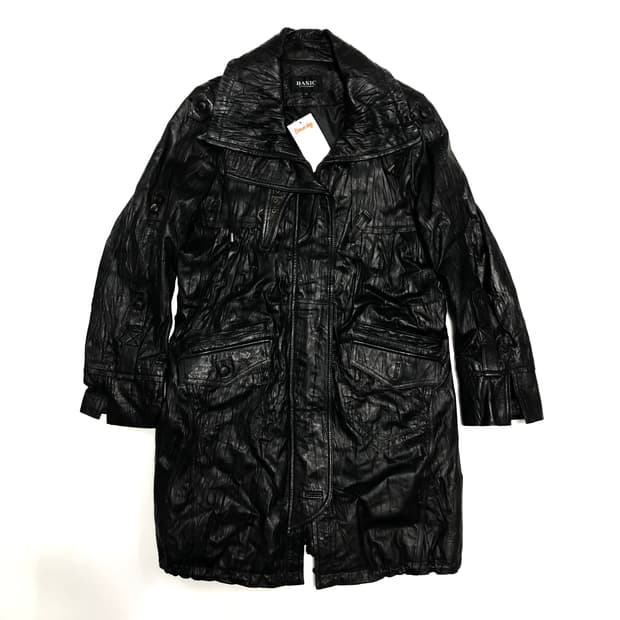 빈티지 레더코트 