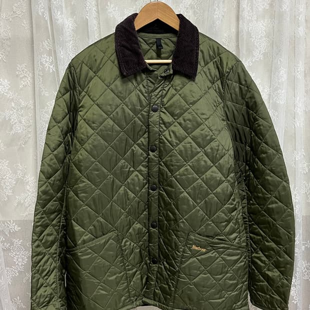 L) 바버 Babour 퀼팅 자켓 카키