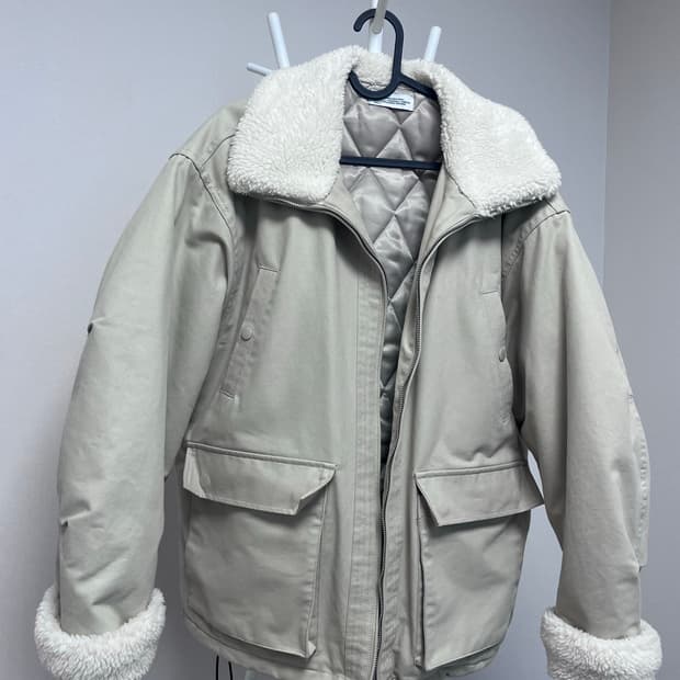 파르티멘토 3M 신슐레이트 보아 플리스 무톤 자켓 베이지 m