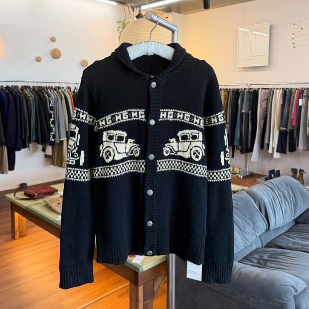 히스테릭글래머 패턴 가디건