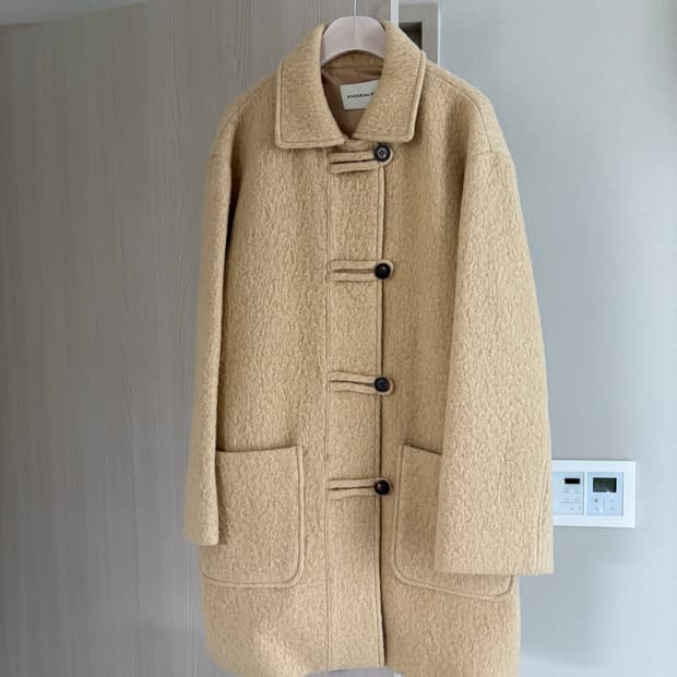 킨더살몬 Jeanne Half Coat 카멜 O.S