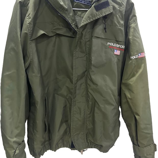 폴로 빈티지 바람막이 카키