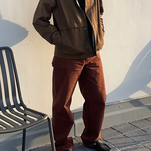 유니클로 바버 스타일 자켓