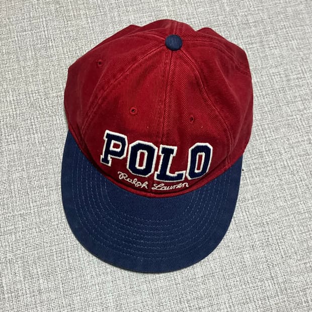 Polo 폴로랄프로렌 올드스쿨아메카지 투톤 스냅백 볼캡모자