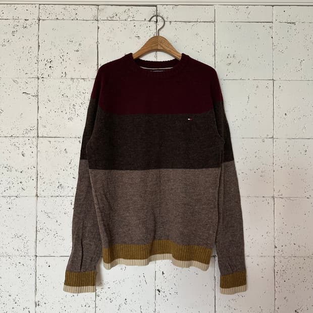 L 타미힐피거 니트