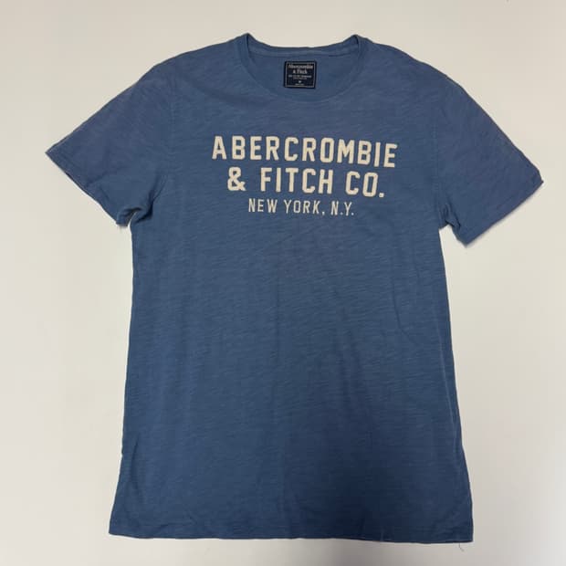 희귀!! 공용 아베크롬비 스펠아웃 반팔 티셔츠 M