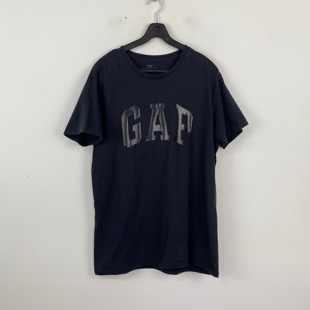 GAP 갭 블랙 반팔티 M <348>