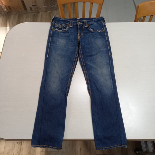 31 트루릴리전 USA 약골반 데미지워싱 일자진 31-515