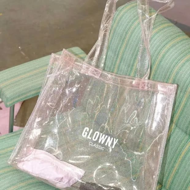 글로니(glowny) pvc 클리어 백 가방