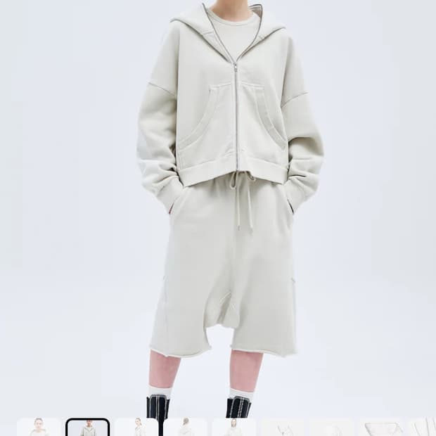 Entire Studios Eternal Zip (Ivory) XS