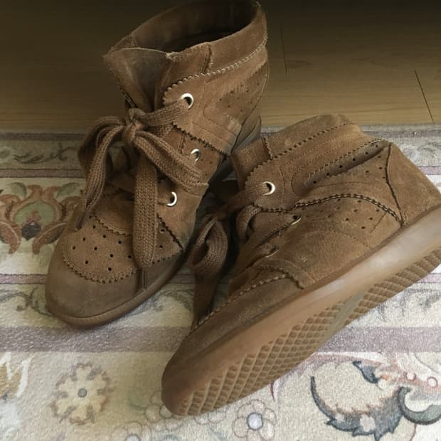 이자벨마랑 바비 하이탑 스니커즈 38