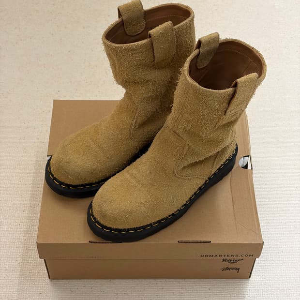 [38] 스투시 닥터마틴 데콘 스웨이드 부츠