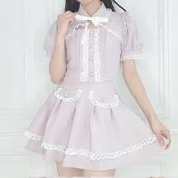 허니시나몬 레이스 프릴 셋업 양산형 지뢰계 일브 걸리 리즈리사 로지타