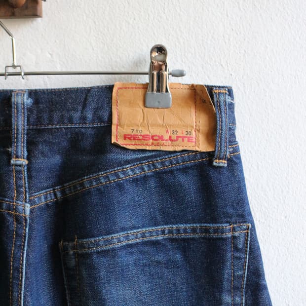 레졸루트 710 셀비지 데님