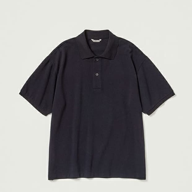 23ss 오라리 슈퍼 파인 코튼 피케 빅 폴로 4사이즈