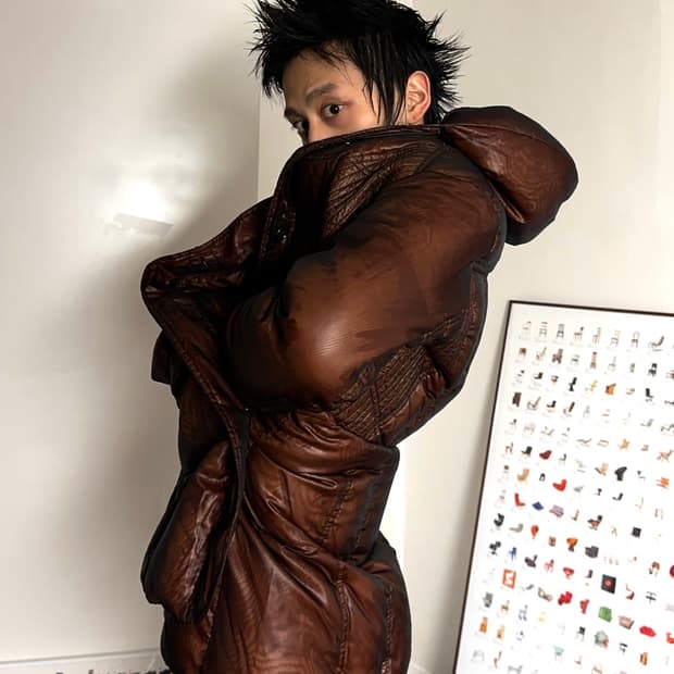 볼류밍 & 페이드 롱 푸퍼 자켓