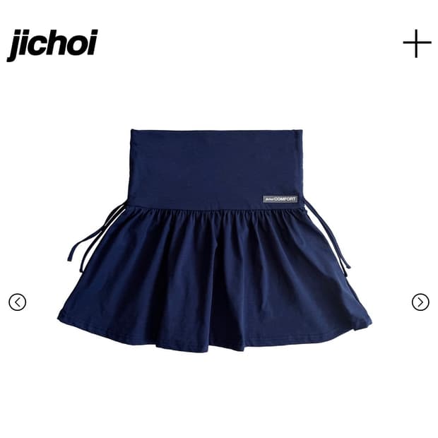 26-003 셔링스커트 네이비 판매 지초이 컴포트 jichoi