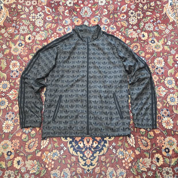 아디다스 올드스쿨 오리지널 빈티지 바람막이 (S/오버핏)