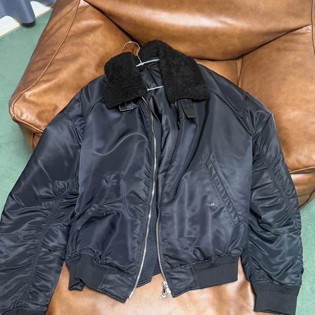 준지 무스탕 마원 블랙 48