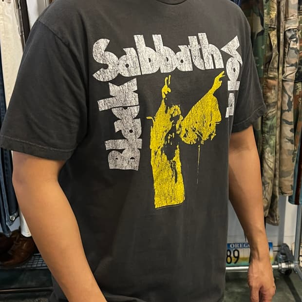 [XL] 블랙 사바스 밴드 티셔츠 Black Sabbath 머천다이즈