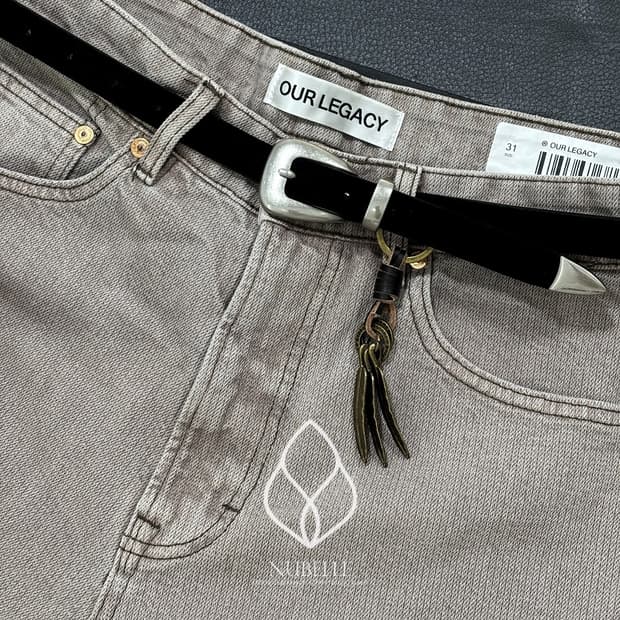 🌗 Itary western belt / 이태리 소가죽 웨스턴 벨트
