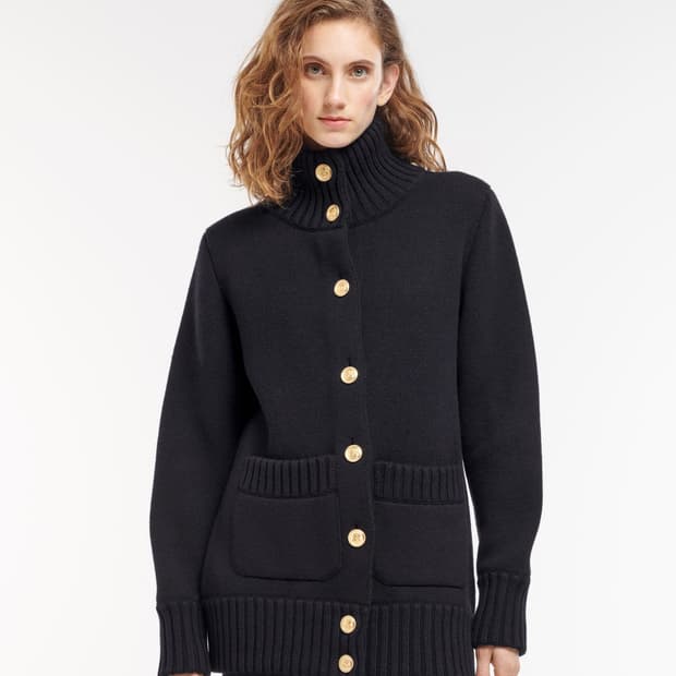 (정품)샤넬 배리 BARRIE 딥네이비 방한자켓