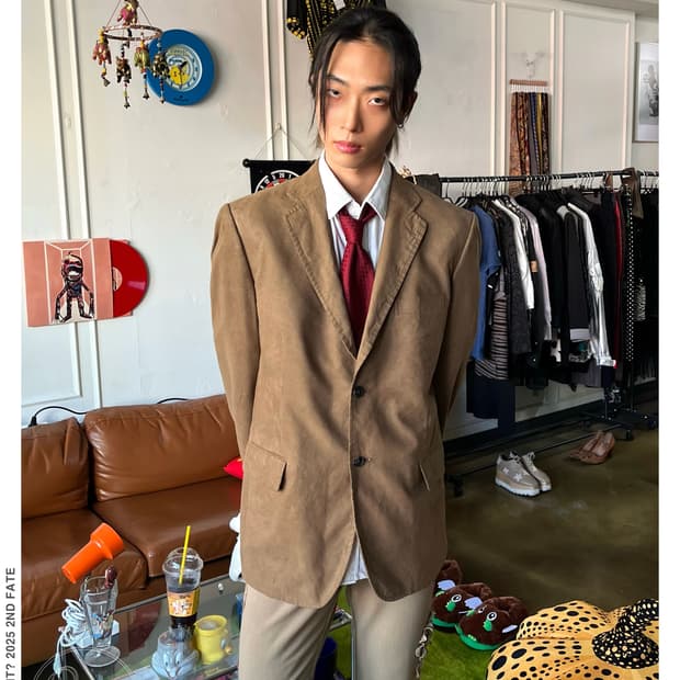 Bensalina ベンサリナ Japan Peach Skin Blazer