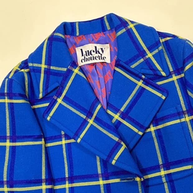 럭키슈에뜨 모혼방 코트