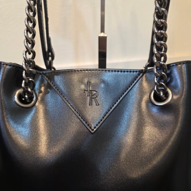 레더리 빈티지 체인 숄더백