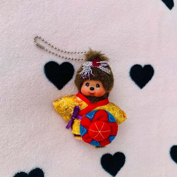 ❤️고전 오키나와 한정 몬치치 키체인