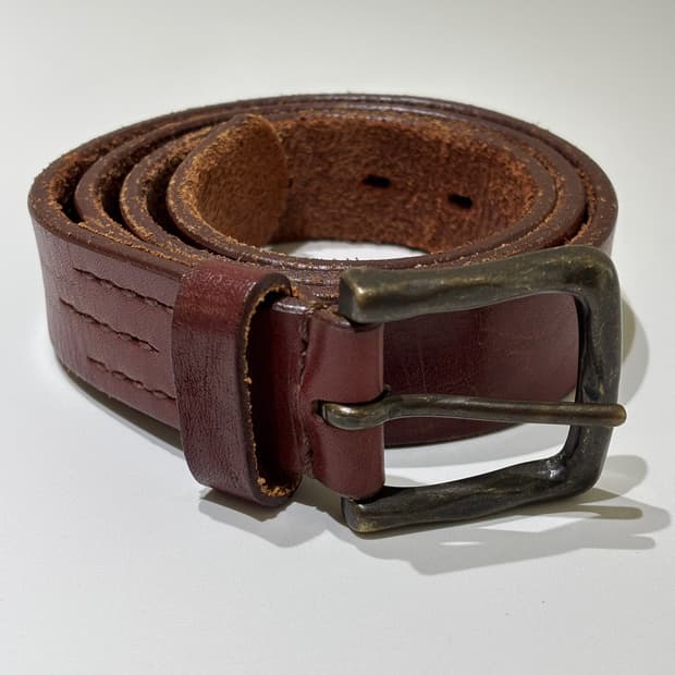 꼼데가르송 옴므 브라운 벨트