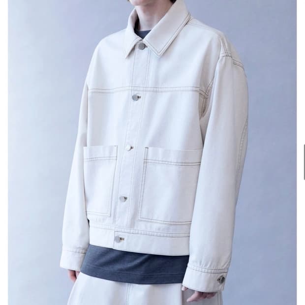 디써티원 스티치 데님 자켓 L