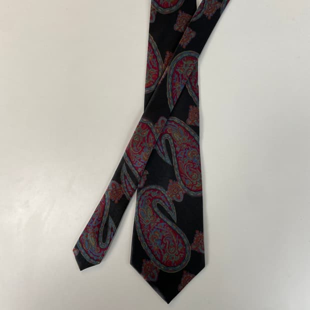크리스찬 디올 (DIOR) 페이즐리 빈티지  정품 명품넥타이
