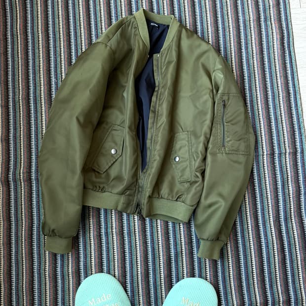 질샌더 봄버 자켓 ma-1