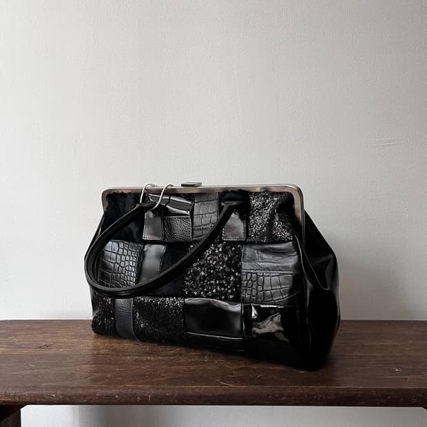 Archive Leather Patchwork Tote Bag