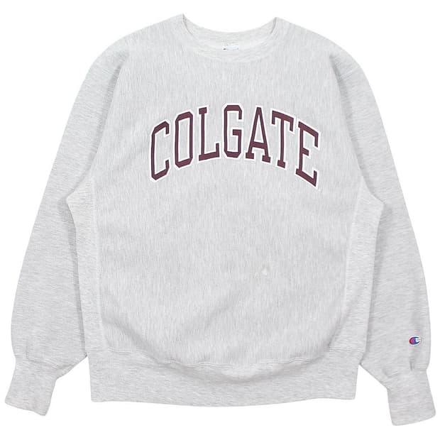 90-00s 챔피온 리버스위브 스웻셔츠 빈티지 Colgate