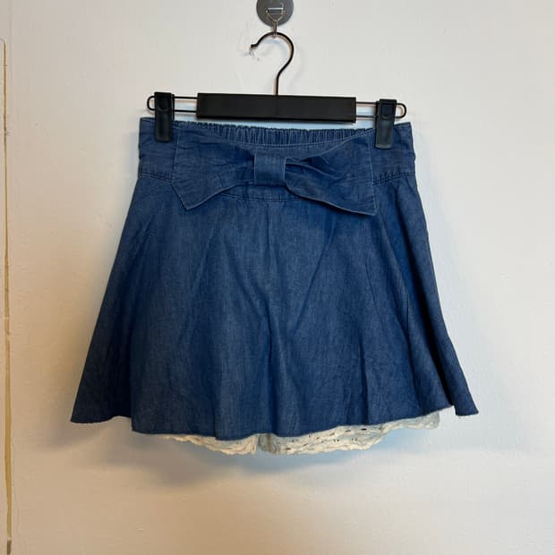 JPN 러블리 리본디테일 미니 스커트팬츠 SIZE 32