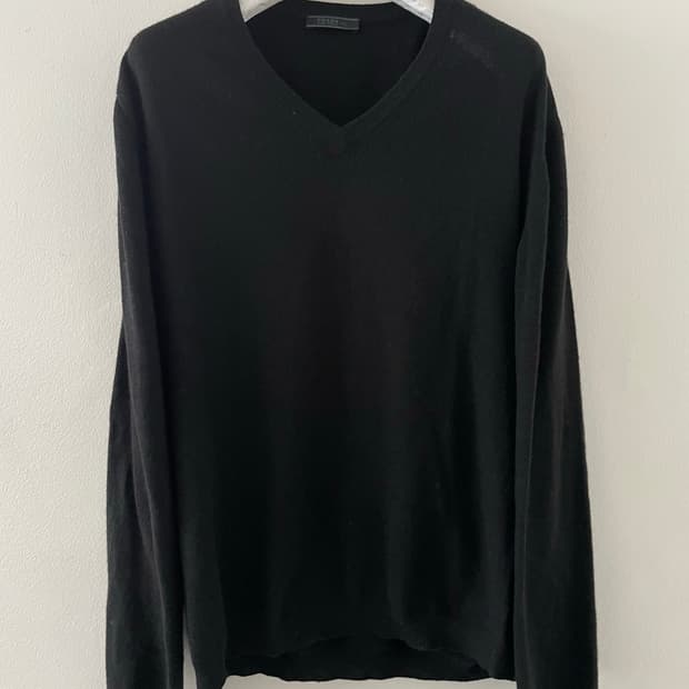 prada, v-neck knit
