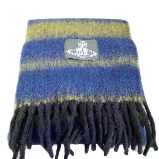 비비안웨스트우드 청키 스트라이프 머플러 목도리