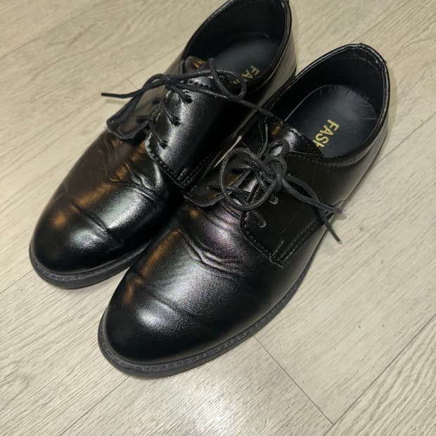 280 더비 슈즈 블랙 구두