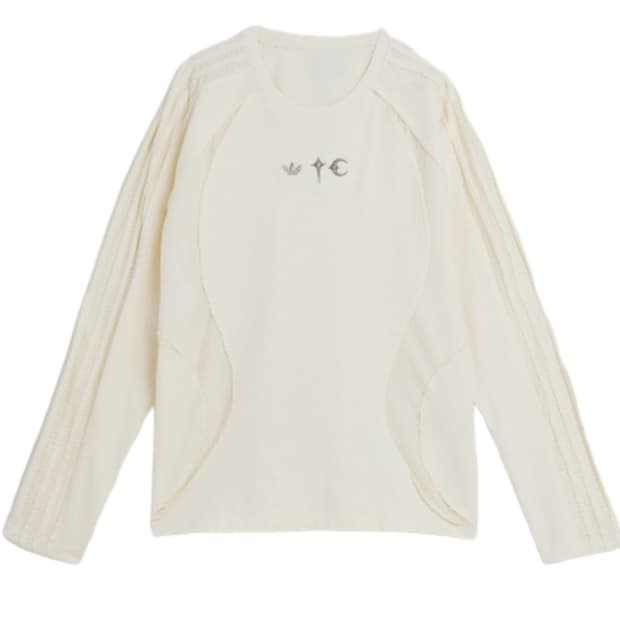 아디다스 떠그클럽 롱슬리브 크림 화이트