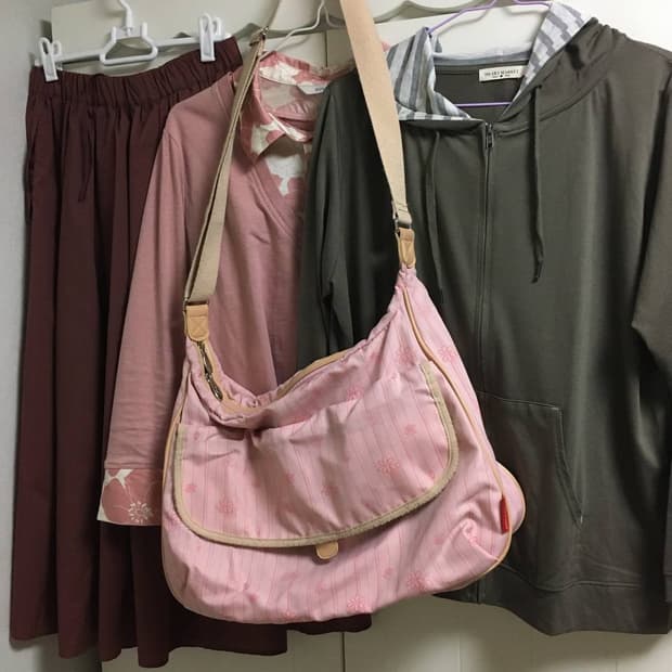 일본빈티지 모리걸 코디세트 아오이유우 하구미 핑크