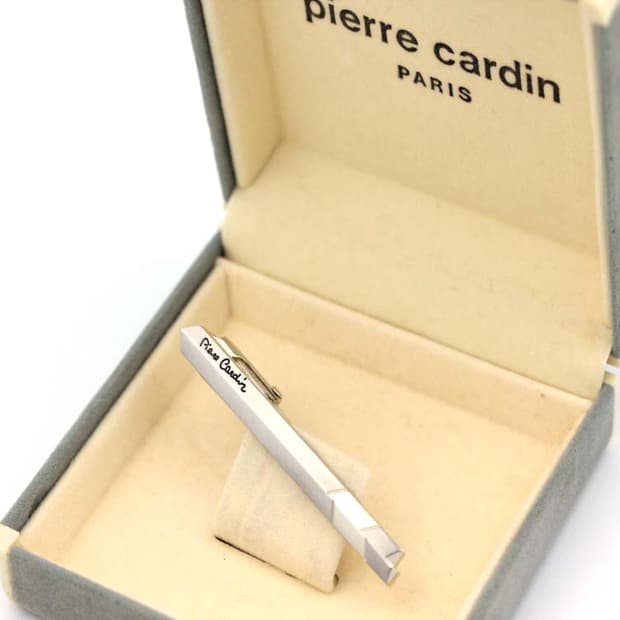 피에르가르뎅 A등급 5cm 남자 명품 넥타이핀 빈티지